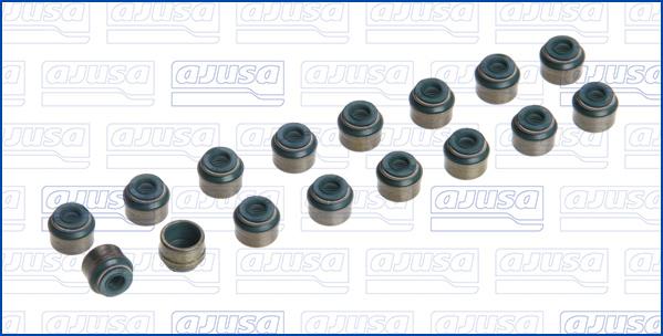 Ajusa 57042000 - Σετ στεγανοπ., στέλεχος βαλβίδας parts5.com