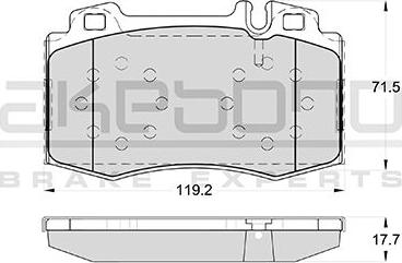 Mercedes-Benz A0004208004 - Juego de pastillas de freno parts5.com