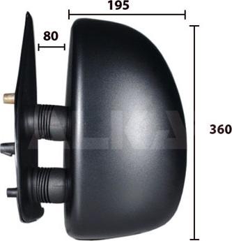 Alkar 9254961 - Outside Mirror parts5.com