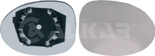 Alkar 6412167 - Sklo vonkajżieho zrkadla parts5.com