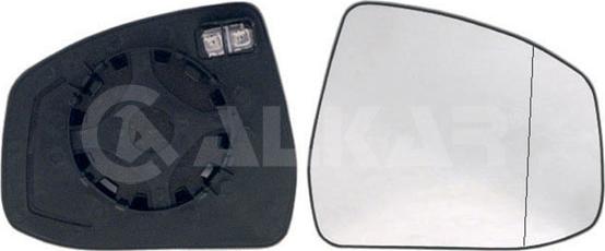 Alkar 6472376 - Verre de rétroviseur, rétroviseur extérieur parts5.com