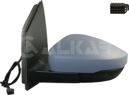 Alkar 6142123 - Oglinda exterioara parts5.com