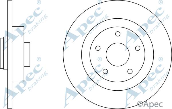 ABE C4R043ABE - Kočni disk parts5.com