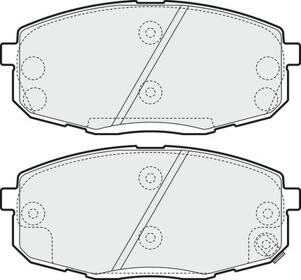 JPN 10H0325-JPN - Brake Pad Set, disc brake parts5.com