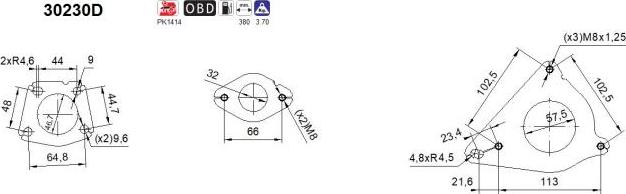 AS 30230D - Catalizador parts5.com