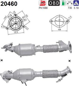 AS 20460 - Catalizator parts5.com