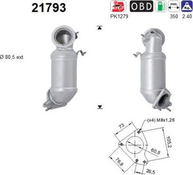 AS 21793 - Katalyzátor parts5.com