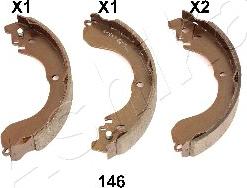 Ashika 55-01-146 - Brake Shoe Set parts5.com