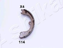 Ashika 55-01-114 - Brake Shoe Set, parking brake parts5.com