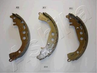 Ashika 55-02-204 - Brake Shoe Set parts5.com