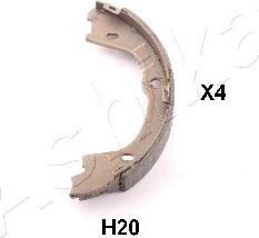 Ashika 55-0H-H20 - Brake Shoe Set, parking brake parts5.com