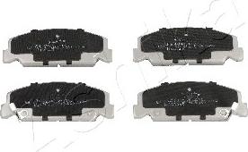 Ashika 50-04-442 - Brake Pad Set, disc brake parts5.com