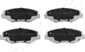 Ashika 50-04-401 - Brake Pad Set, disc brake parts5.com