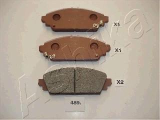 Ashika 50-04-489 - Brake Pad Set, disc brake parts5.com