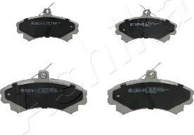 Ashika 50-05-593 - Brake Pad Set, disc brake parts5.com