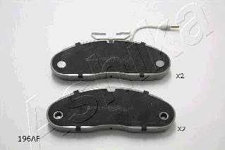 Ashika 50-01-196 - Brake Pad Set, disc brake parts5.com