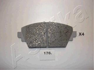 Ashika 50-01-176 - Brake Pad Set, disc brake parts5.com