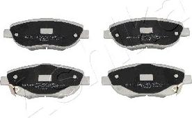 Ashika 50-02-276 - Brake Pad Set, disc brake parts5.com