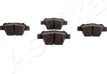 Ashika 51-00-00004 - Brake Pad Set, disc brake parts5.com