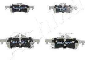 Ashika 51-02-225 - Brake Pad Set, disc brake parts5.com