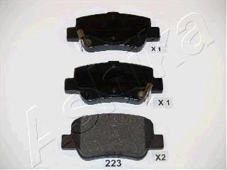 Ashika 51-02-223 - Brake Pad Set, disc brake parts5.com