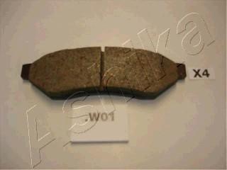 Ashika 51-0W-W01 - Brake Pad Set, disc brake parts5.com