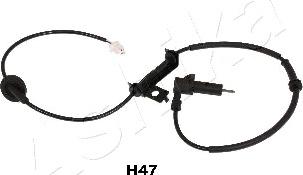 Ashika 151-0H-H47 - Sensor, revoluciones de la rueda parts5.com