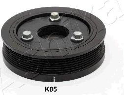 Ashika 122-0K-K05 - Riemenscheibe, Kurbelwelle parts5.com