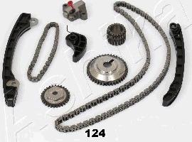 Ashika KCK124 - Zestaw łańcucha rozrządu parts5.com