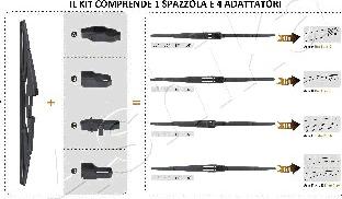 Ashika SA-X35R - Metlica brisača parts5.com