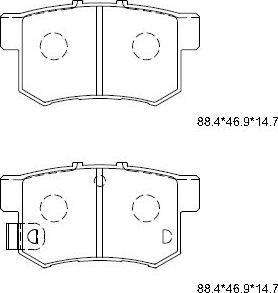 Ferodo FSL1679 - Set placute frana,frana disc parts5.com