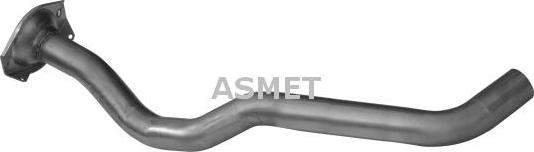 Asmet 04.059 - Tubo de escape parts5.com