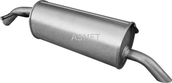 Asmet 08.090 - Koncový tlmič výfuku parts5.com