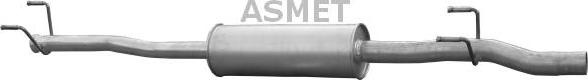 Asmet 02.059 - Middle Silencer parts5.com