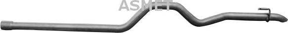 Asmet 02.063 - Exhaust Pipe parts5.com