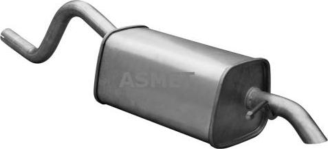 Asmet 10.134 - End Silencer parts5.com