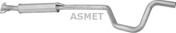 Asmet 30.009 - Middle Silencer parts5.com