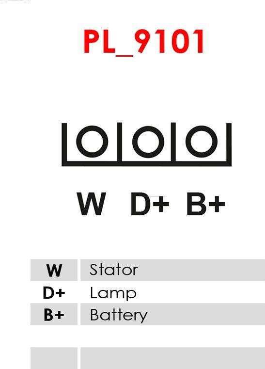 AS-PL A4001 - Alternatör parts5.com