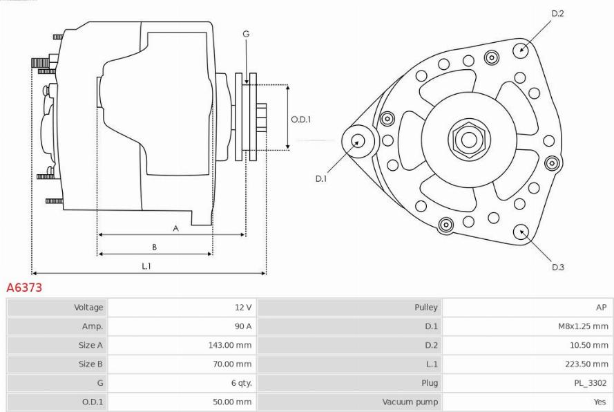 AS-PL A6373 - Generátor parts5.com