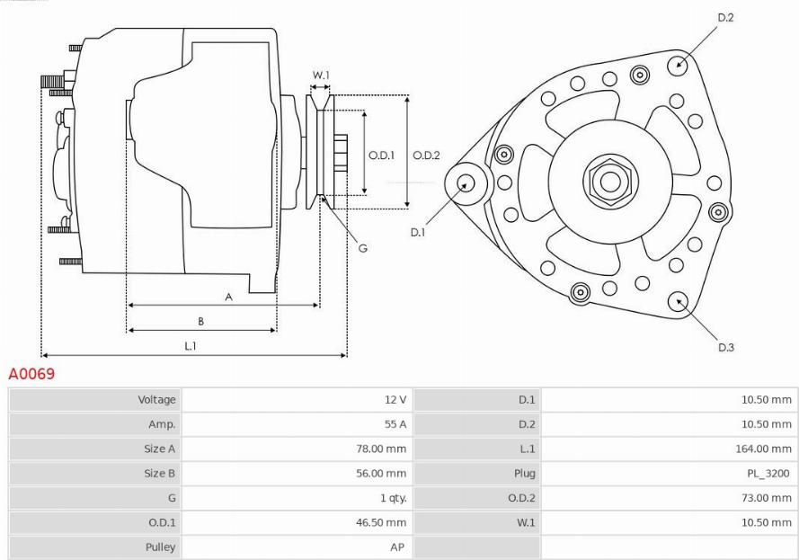 AS-PL A0069 - Generaator parts5.com