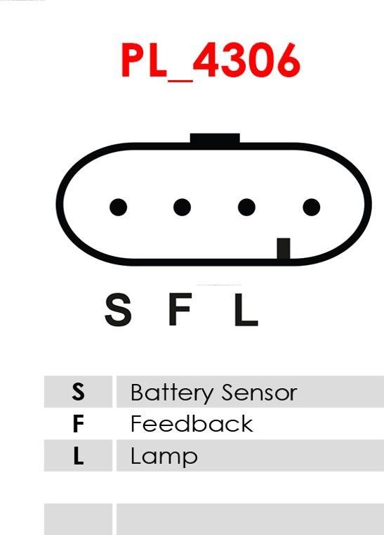 AS-PL ARE3036 - Regulador del alternador parts5.com