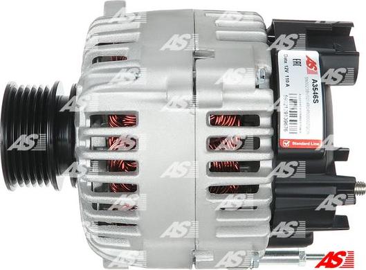 AS-PL A3546S - Alternator parts5.com