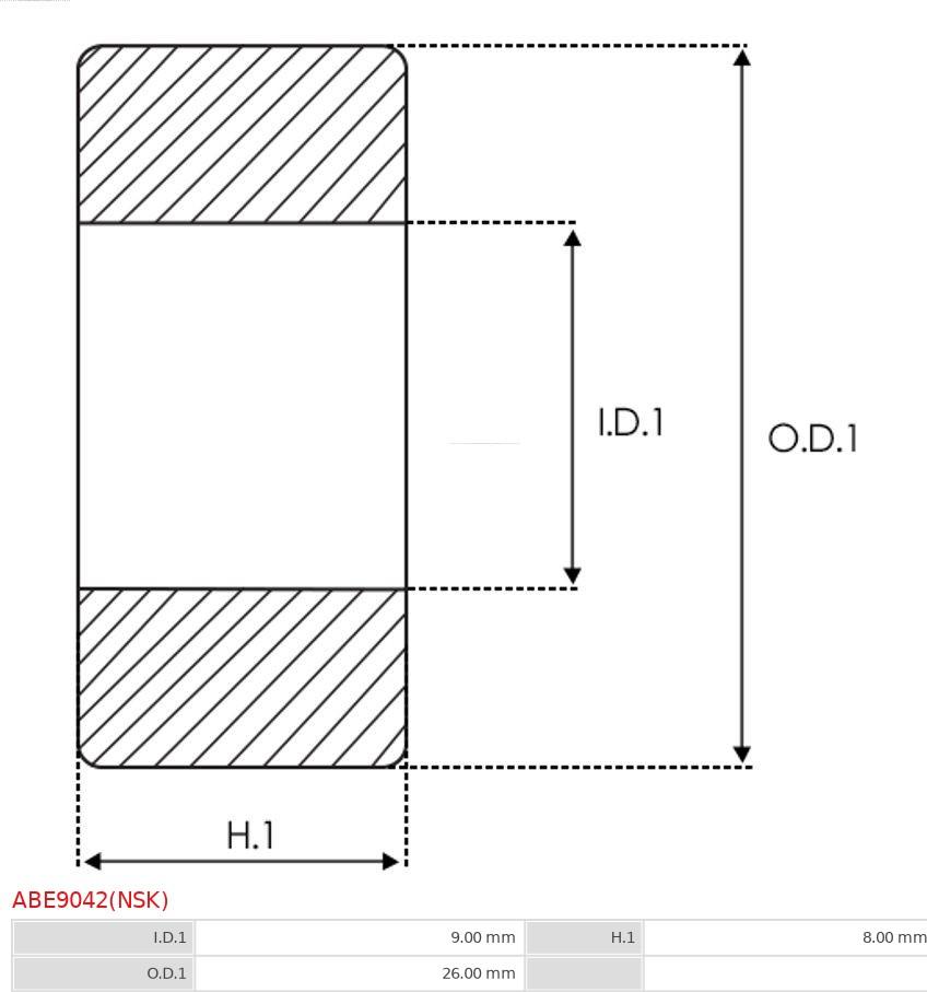 AS-PL ABE9042(NSK) - Bearing parts5.com