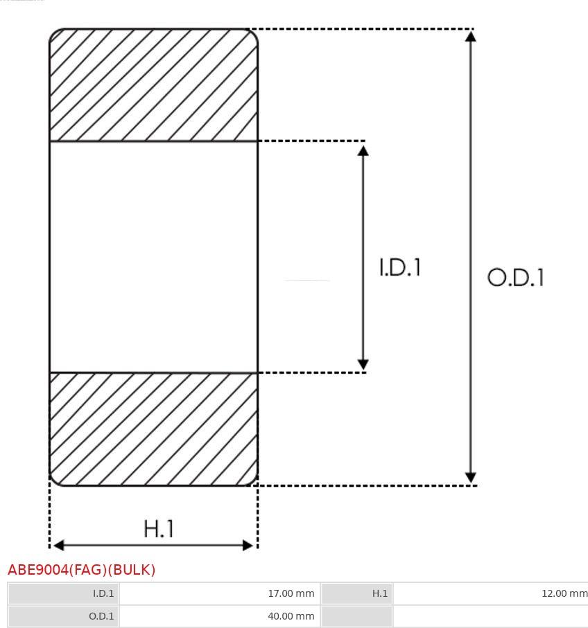 AS-PL ABE9004(FAG)(BULK) - Lagar parts5.com