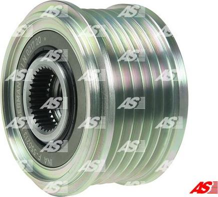 AS-PL AFP0057(INA) - Pulley, alternator, freewheel clutch parts5.com