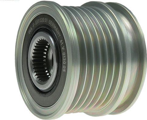 AS-PL AFP0021(INA) - Pulley, alternator, freewheel clutch parts5.com