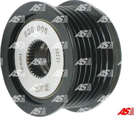 AS-PL AFP3038(LITENS) - Pulley, alternator, freewheel clutch parts5.com