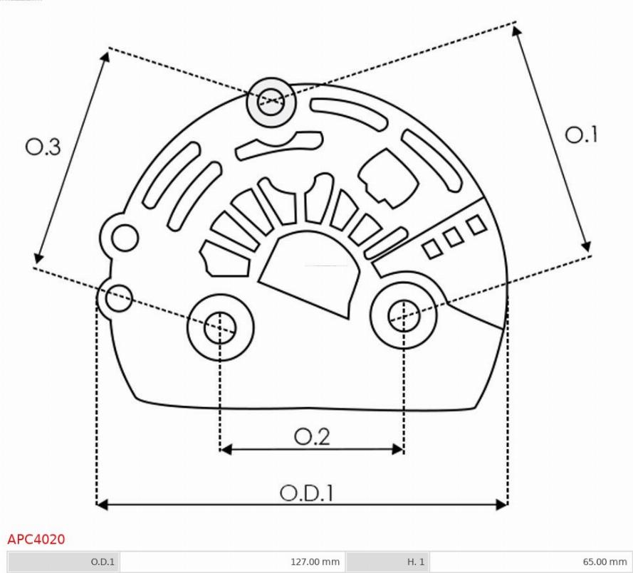 AS-PL APC4020 - Koruyucu kapak, alternatör parts5.com