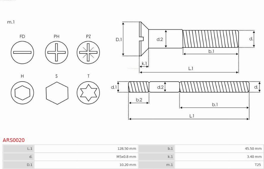 AS-PL ARS0020 - Chit reparatie, alternator parts5.com