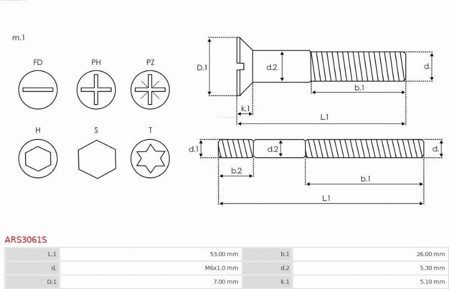 AS-PL ARS3061S - Tamir seti, alternatör parts5.com